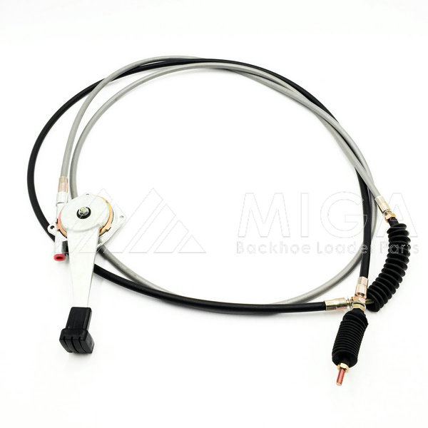 THROTTLE CABLE ASSY WITH LEVER PART NO. 910/45400 JCB BACKHOE 